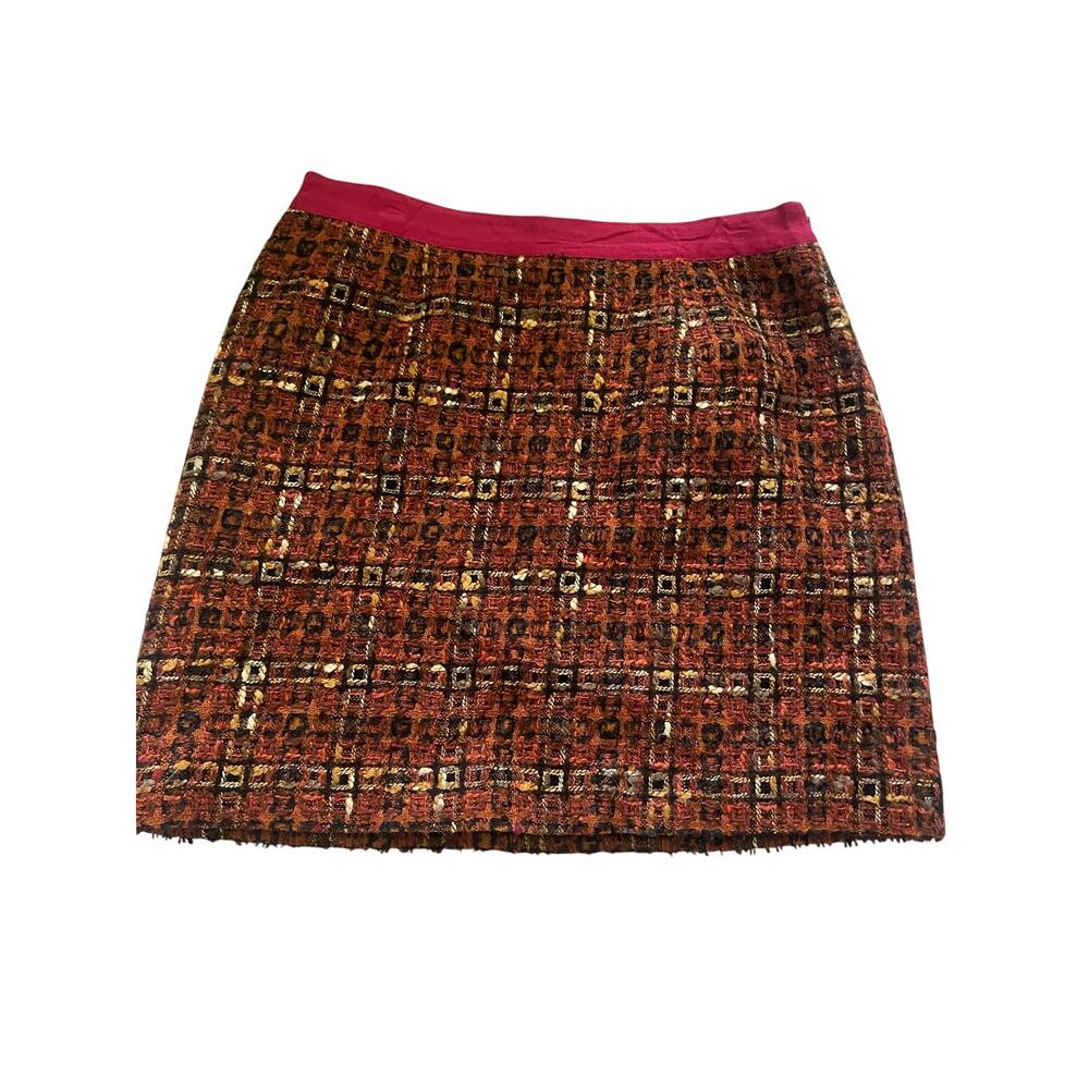 Boden Limited Edition Lined Tweed Skirt size 10
